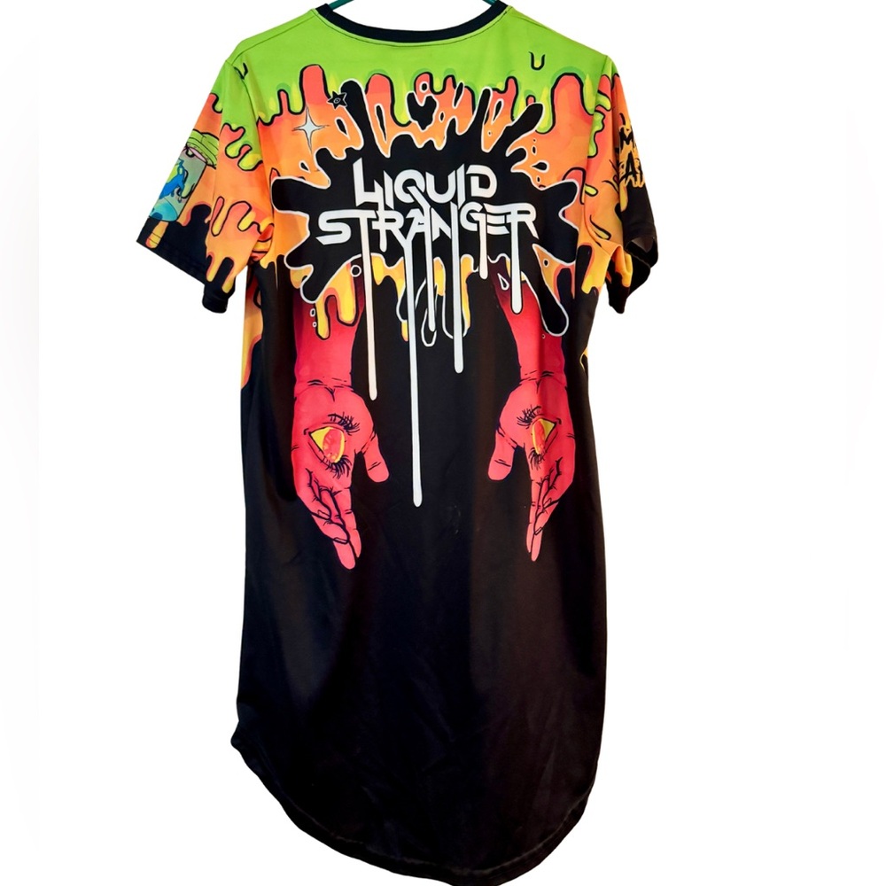 Liquid Stranger X Scummy Bears Drip Graphic Tee Dress